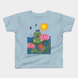 THE Frog And The Fly Painting Kids T-Shirt